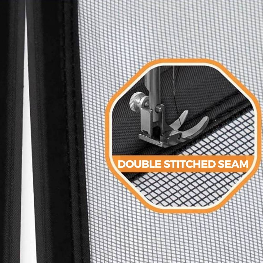 Magnetic Fly Screen Door Black 60 x 210 cm, image 2
